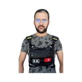 Motorcu Göğüs Çantası Reflektörlü Su Geçirmez Kan Grubu A+pozitif
