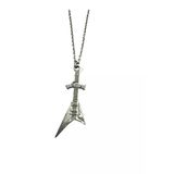 Motörhead İlhamlı Elektro Gitar Figürlü Anahtarlık – 60 Cm - Metal Heavy Metal Rock Aksesuar