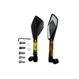 MOTORKİT MK GOLD RİZOMA UNİVERSAL MOTOSİKLET SPOR AYNA TAKIM CNC [TÜM MODELLERE UYUMLU]
