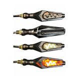 MOTORKİT MK MOTOSİKLET KAYAR LEDLİ NABIZ SİNYAL SARI IŞIK 4 ADET [TAKIM] UNİVERSAL - CG - KUBA ÇİTA - DRİFT L - MH DRİFT