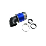 MOTORKİT MK MOTOSİKLET PERFORMANSLI AÇIK HAVA FİLTRESİ MODİFİYE MAVİ 35/38/40/42/44/46 mm UNİVERSAL - SCOOTER - CG - CUB - RACİNG