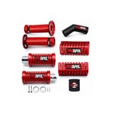 MOTORKİT MK PROTAPER MODİFİYE SETİ KIRMIZI [ ELCİK + ARKA BASAMAK + ÖN BASAMAK + VİTES ÇORABI + FREN PEDALI ] CG - CUB - KUBA ÇİTA
