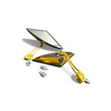 MOTORKİT MK YARASA ÜÇGEN MODİFİYE AYNA TAKIMI GOLD (SARI) 8 mm 10 mm UYUMLU-ÜNİVERSAL-CG-CUB-DRİFT-KUBA ÇİTA