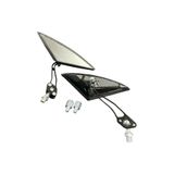 MOTORKİT MK YARASA ÜÇGEN MODİFİYE AYNA TAKIMI SİYAH 8 mm 10 mm UYUMLU - ÜNİVERSAL - CG - CUB - DRİFT - KUBA ÇİTA