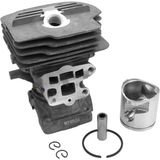 Motorlu Testere Silindir Piston Husqvarna 130/39 mm Ital - Siyah