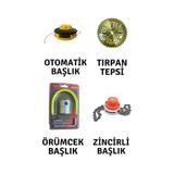 Motorlu Tırpan 4 Lü Başlık Seti