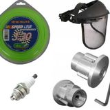 Motorlu Tırpan Aksesuar Seti- Koruyucu +buji+misina+alüminyum Misina Başlığı