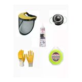 Motorlu Tırpan Misinası 6 Köşe 3.50Mm Yüz Maskesi Misina Otomatik Sarma Başlığı Gres Yağı