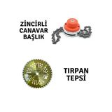 Motorlu Tırpan Rapco Zincirli Canavar Başlık Ve Kawashima Tırpan Tepsisi