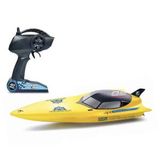 Motorlu USB Şarjlı Uzaktan Kumandalı Yarış Teknesi 74 cm - Sarı