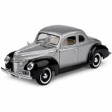 Motormax 1:18 1940 Ford Deluxe Model Araba, Koleksiyonluk Diecast Klasik Amerikan Araç, Detaylı Metal Oyuncak ve Sergileme Arabası MM-73108