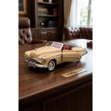 Motormax 1:18 1949 Buick Roadmaster Diecast Model Araba - Bej - Metal Koleksiyon Araç Lisanslı