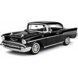 Motormax 1:18 1957 Chevy Bel Air Hard Top Model Araba, Koleksiyonluk Diecast Klasik Amerikan Araç Modeli, Detaylı Metal Oyuncak Ve Sergileme Arabası Mm-73180 Vitrin