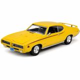 MOTORMAX 1:18 1969 Pontiac GTO Judge Model Araba, Koleksiyonluk Diecast Klasik Amerikan Muscle Car, Detaylı Metal Oyuncak ve Sergileme Arabası MM-73133