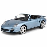 MOTORMAX 1:18 Porsche 911 Turbo Cabriolet Model Araba, Koleksiyonluk Diecast Lüks Spor Cabrio Araç Modeli, Detaylı Metal Oyuncak ve Sergileme Arabası MM-73183