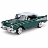 MOTORMAX 1:24 1957 Chevy Bel Air Die-Cast Metal Model Araba, Koleksiyonluk Klasik Amerikan Otomobili MM-73228