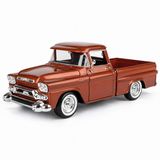 MOTORMAX 1:24 1958 GMC 100 Wideside Pickup Metal Model Araba, Koleksiyonluk Klasik Kamyonet, Detaylı Die-Cast Araç MM-79385