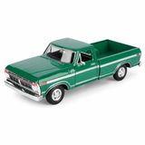 MOTORMAX 1:24 1977 Ford F-150 Custom Diecast Model Araba, Metal Gövde, Açılabilir Kapılar, Detaylı İç Mekan, Koleksiyonluk Pickup Kamyonet, Lisanslı Model MM-79386 (YEŞİL)