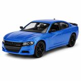 MOTORMAX 1:24 2023 Dodge Charger Model Araba, Koleksiyonluk Diecast Spor Sedan Araç Modeli, Detaylı Metal Oyuncak ve Sergileme Arabası MM-79387 (MAVİ)