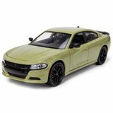 MOTORMAX 1:24 2023 Dodge Charger Model Araba, Koleksiyonluk Diecast Spor Sedan Araç Modeli, Detaylı Metal Oyuncak ve Sergileme Arabası MM-79387 (YEŞİL)