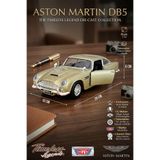 MotorMax 1:24 Aston Martin DB5 Die-Cast Model Araba - Açılır Kapılı Metal Koleksiyon Aracı (Altın)
