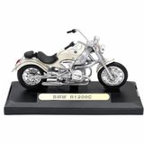 MOTORMAX Kutulu 1:18 Süper Model Motosiklet, Koleksiyonluk Diecast Motorsiklet Modeli, Detaylı Oyuncak ve Sergileme Motoru MM-76205D (BEJ)