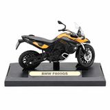 MOTORMAX Kutulu 1:18 Süper Model Motosiklet, Koleksiyonluk Diecast Motorsiklet Modeli, Detaylı Oyuncak ve Sergileme Motoru MM-76205D (TURUNCU)