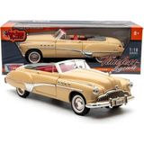Motormax Motor Max 1:18 1949 Buick Roadmaster Diecast Model Araba Bej - 73116