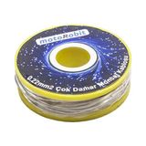 Motorobit 0.22 Mm Gri Çok Damar Montaj Kablosu 10 Metre