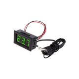 Motorobit 12v Termometre Su Geçirmez Sıcaklık Sensörü - Yeşil