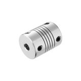 Motorobit Esnek Kaplin 6.35X8 mm - Nema23 Uyumlu Alüminyum Malzeme ile Güçlü Performans