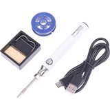 Motorobit USB 5V 8W USB Beyaz Kalem Havya Seti - Sıcaklık Ayarlı Mod Seçimli