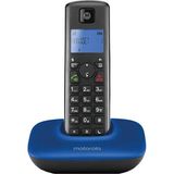 Motorola T401+ Lacivert&Siyah Handsfree Dect Telsiz Telefon 10 Saat Konuşma Süresi ile Gelişmiş Özellikler