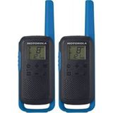 Motorola TLKR- T62 2li Paket Pmr El Telsizi Mavi - Beyaz
