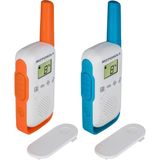 MOTOROLAT42 Gummy Lisanssız Pmr Telsiz - Turuncu - Mavi