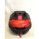 Motorsiklet Arka Canta 32 Litre Siyah Sirt Dayamali Ust Tabakali Full Set