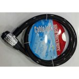 Motorsiklet Halat Kilit 25 Mm Kalınlık 2 Metre Uzunluk Işıklı