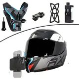 Motorsiklet Kask Önü Takılan Telefon Tutucu Aksiyon Kamerası Takılabilen Aparat (4915)