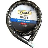 Motorsiklet Kilidi Anahtarlı Körüklü Siyah ( Boy : 120CM-ÇAP : 22MM )