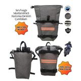 MOTORSİKLET KORUMA DEMİRİ ÇANTASI SU GEÇİRMEZ KETEN KUMAŞ