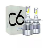 Motorsiklet Led Xenon (Zenon)Fanlı H4 Beyaz (2 Li)