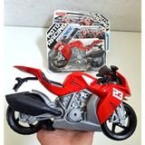 Motorsiklet Motorbisiklet Yarış Motor Oyuncak - Kırmızı
