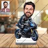 Motorsiklet Tutkunu 3d Ahşap Biblo,sevgiliye Hediye,doğum Günü