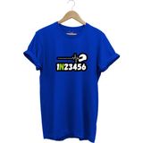 Motorsiklet Vites Geçişleri ve Kask Kalp Ritmi %100 Pamuk Regular Fit T-Shirt - 2XL - Saks Mavi