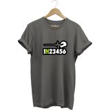 Motorsiklet Vites Geçişleri ve Kask Kalp Ritmi %100 Pamuk Regular Fit T-Shirt - 3XL - Antrasit