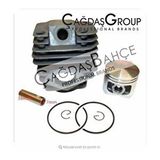 Motorulu Testere 5800 Nikasil Silindir Piston Seti 45.2 Mm Gri