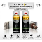 Motorx Çok Amaçlı Pas Sökücü Yağlayıcı Sprey 200 ml x 2 Adet - Wd-40 Karşılığı Kraftvoll Bakım Seti - . - Açık Ceviz