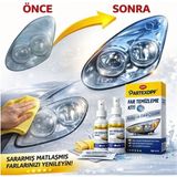 Motorx Profesyonel Far Temizleme ve Parlatma Seti Sararmış ve Kirlenmiş Farlarda Anında Etki - . - Siyah