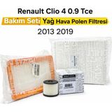 Motorx Renault Clio 4 0.9 Tce Periyodik Bakım Seti Yağ Hava Polen Filtresi 2013 2019 Mais - Altın