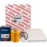 Motorx Toyota Corolla Auris 1.4 D-4d 2007-2012 Filtre Bakım Seti 3’lü (Hava + Yağ + Polen Filtre Seti) - Ahşap - Bej